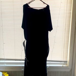 Eloquii Black dress with belt size 28 nwt